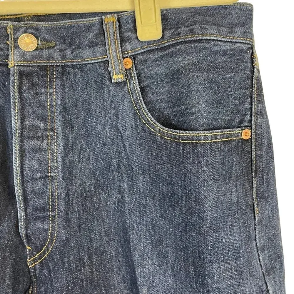 Levi’s 501 Button Fly All Cotton Jeans Men’s Size 36 X 30